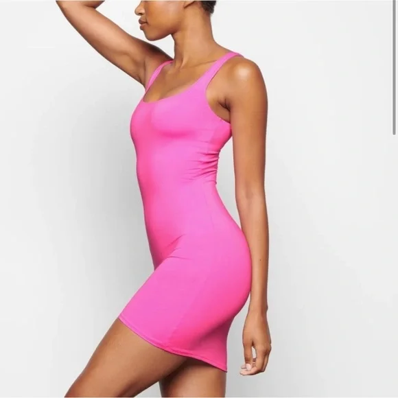 NWT Skims Swim Tank Dress | Taffy Pink | SZ. 2X - Picture 2 of 6